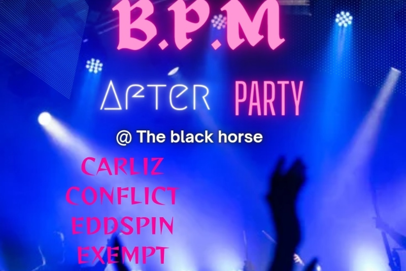 bpm party the black horse