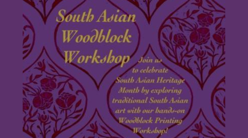 south asian woodblock workshop