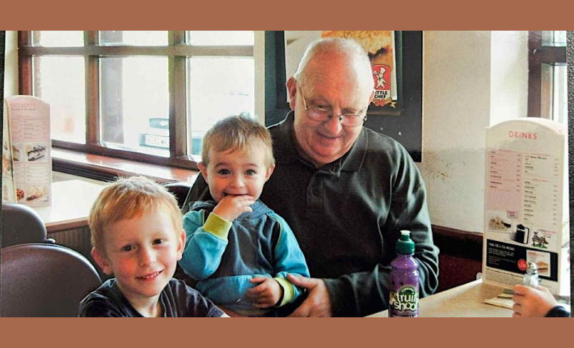 David Ainsbury and his family