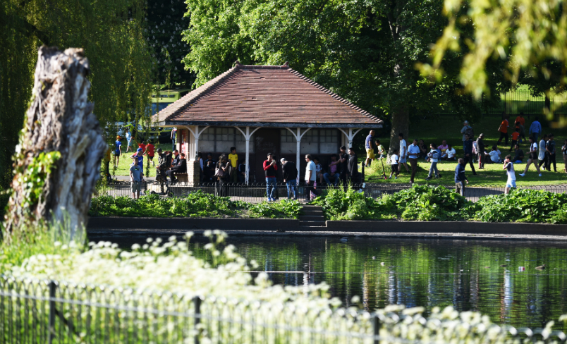 Wardown Park boat house, part of the heritage guided tour and walk