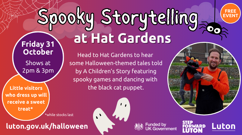 Spooky Storytelling at Hat Gardens Spooky Storytelling at Hat Gardens